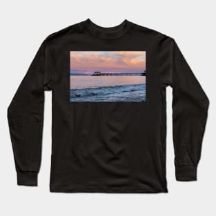 Mumbles Pier and Lifeboat Station, Mumbles, Wales Long Sleeve T-Shirt